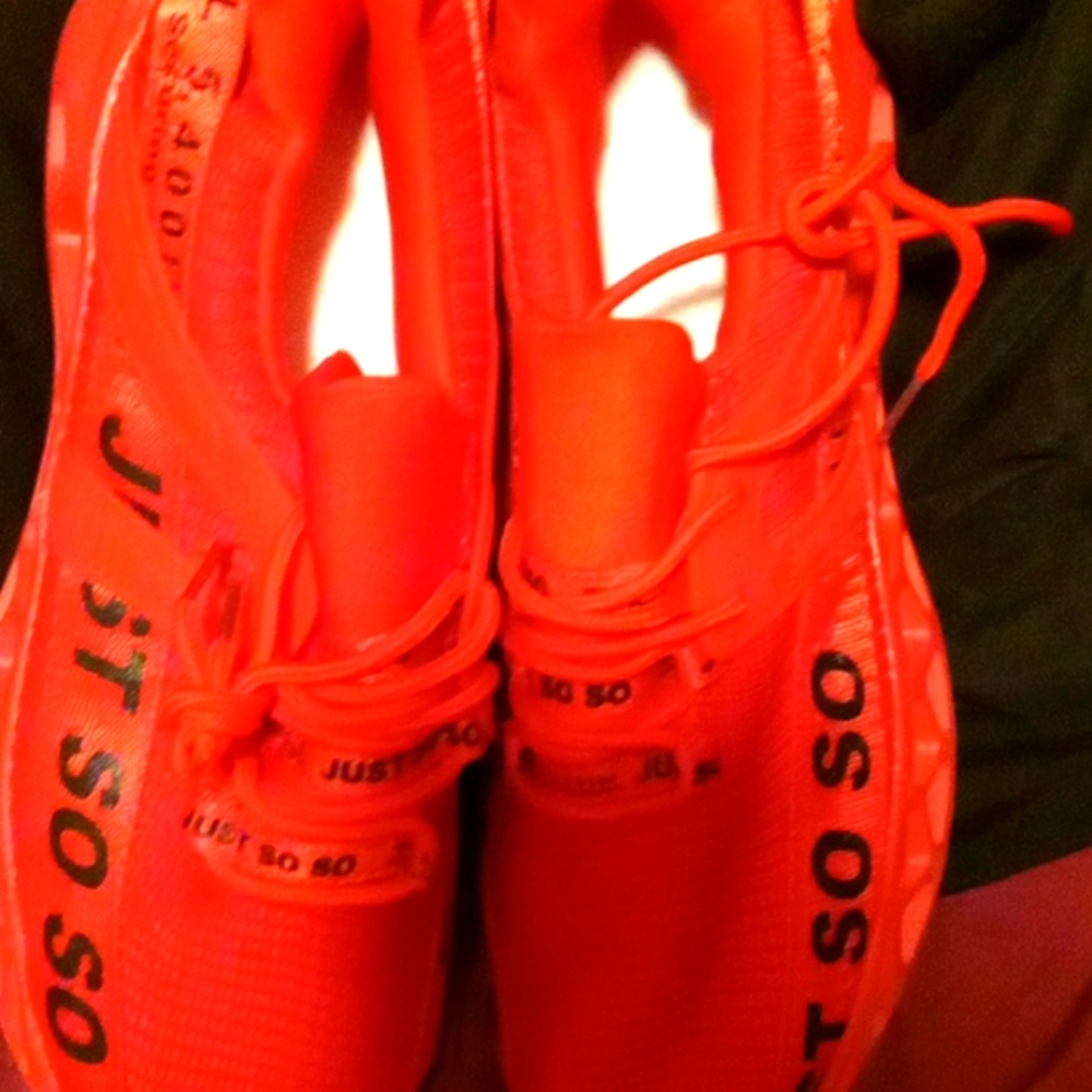 Red just so so gym  shoes